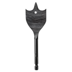 Century Drill & Tool Lazer Spade 1-1/4 in. X 4 in. L High Speed Steel Spade Bit Hex Shank 1 pc