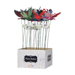 Exhart WindyWings Assorted Plastic 16 in. H X 4 in. W Planter Stake