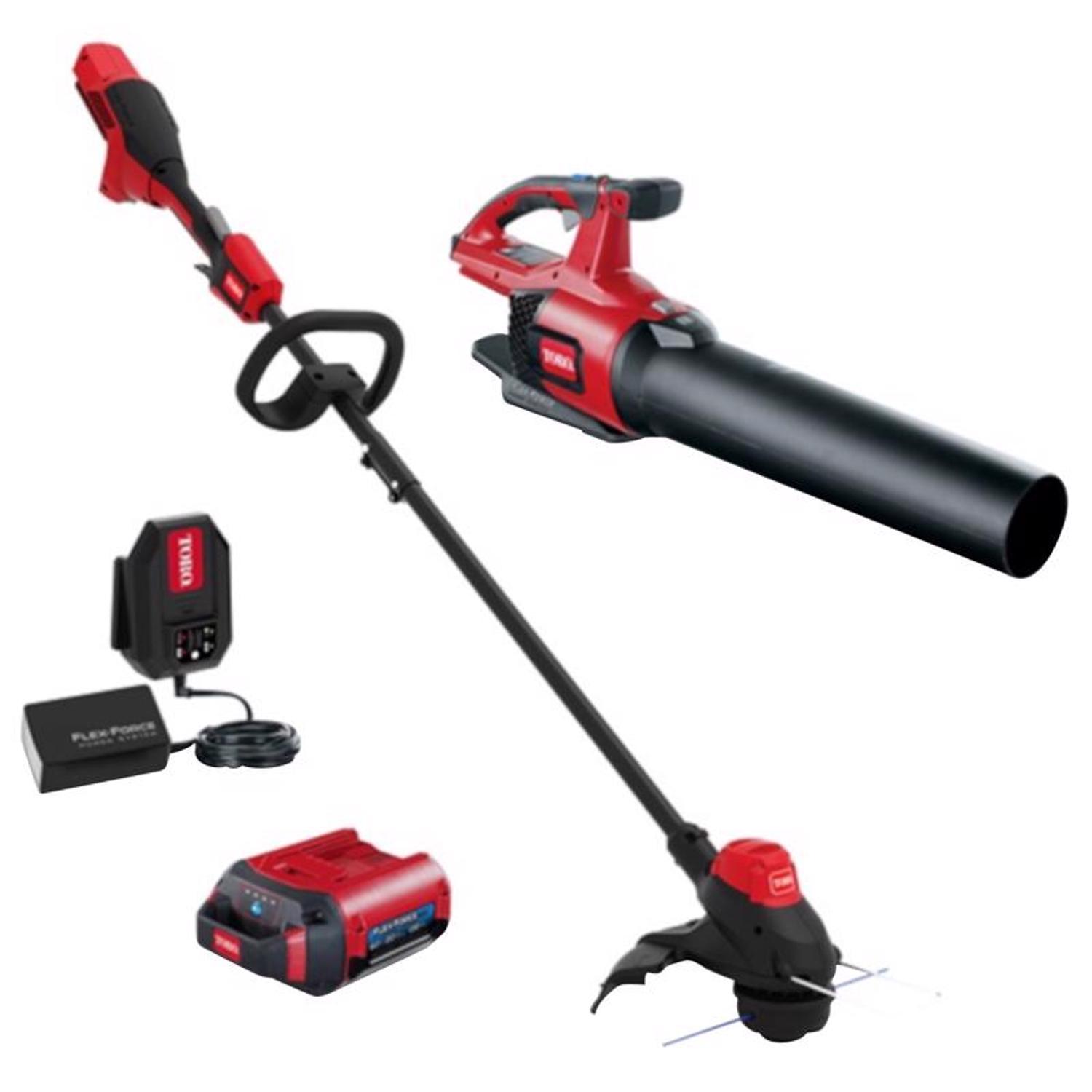 Toro 51881 13 in. 60 V Battery Blower/Trimmer Kit (Battery & Charger) Sansujyuku sansujyuku.com