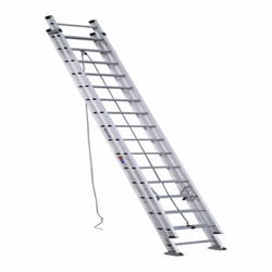 Werner Extension Ladder 32 ft. H Aluminum Extension Ladder Type IA 300 lb. capacity