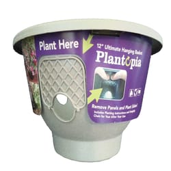 Dalen Plantopia Gray Plastic 12 in. H Plant Hanger 1 pk