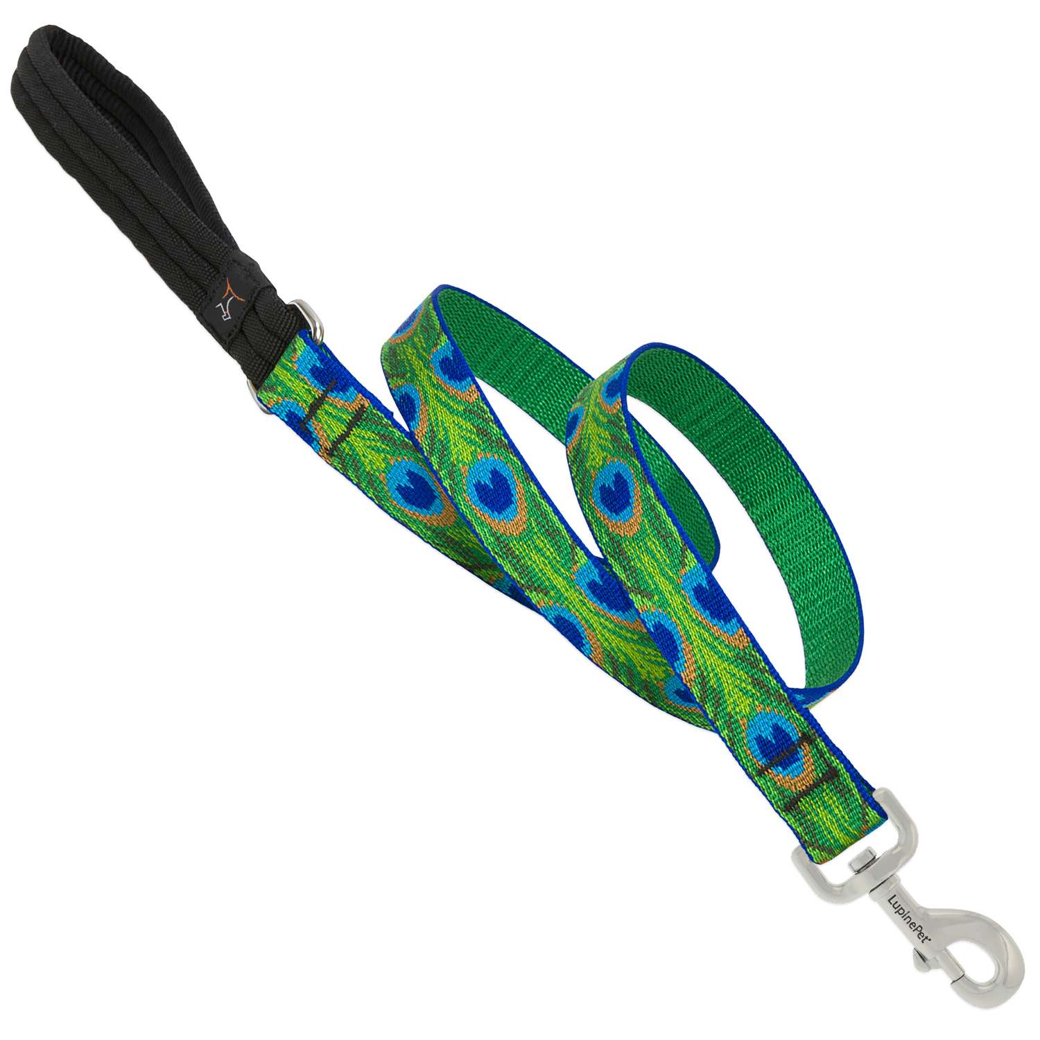 Lupine Pet Original Designs Multicolor Tail Feathers Nylon Dog Leash Ace Hardware