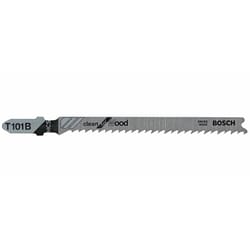 Bosch 4 in. Carbon Steel T-Shank Ground teeth and taper ground back Jig Saw Blade 10 TPI 5 pk