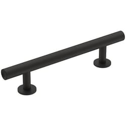 Amerock Radius Contemporary Rectangle Cabinet Pull 3-3/4 in. Matte Black 1 pk