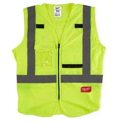Milwaukee Safety Vest High Visibility Yellow XXL/XXXL