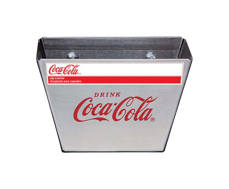 TableCraft CocaCola Silver Stainless Steel Bottle Cap Catcher Ace
