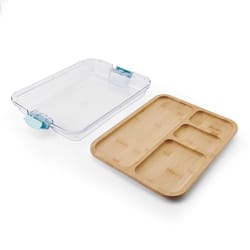 Lifetime Brands 14 in. L X 11 in. W Bamboo Cutting Board & Serve Tray