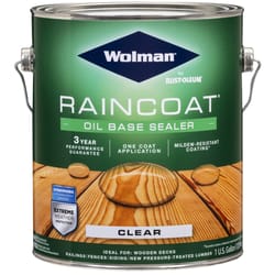 Wolman RainCoat Satin Clear Oil-Based Wood Sealant 1 gal
