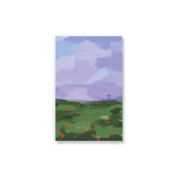 Denik 5 in. W X 8 in. L Sewn Bound Multicolored Poppy Field Notebook