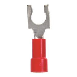 Jandorf 22-18 Ga. Insulated Wire Terminal Spade Red 5 pk