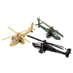 Playmaker Toys Toy Helicopter Die Cast Desert Tan 1 pc