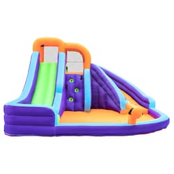 CocoNut Float Double Slide Water Park Multicolored 10 pc