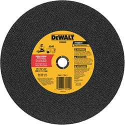 DeWalt 10 in. D X 5/8 in. Aluminum Oxide Chop Saw Wheel 1 pc