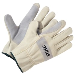 STIHL Value PRO Outdoor Gloves Beige/Gray M 1 pair