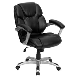 Flash Furniture Black Leather Office Chair