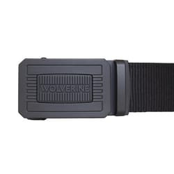 Wolverine Leather/Nylon Ratchet Belt 1.5 in. W Black