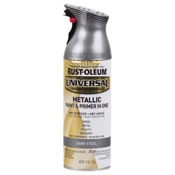 Rust-Oleum Universal Metallic Dark Steel Metallic Spray Paint 11 oz