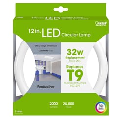 Feit Plug & Play T9 Cool White 12 in. G10Q Circular LED Bulb 32 Watt Equivalence 1 pk