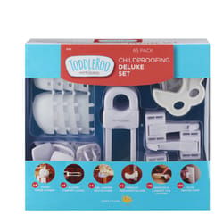 North States Toddleroo White Plastic Childproofing Kit 65 pk