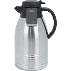Trudeau Lyra 68 oz Black/Silver Carafe Stainless Steel