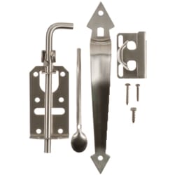 Ace 11 in. H X 3 in. W Stainless Steel Thumb Ornamental Gate Latch
