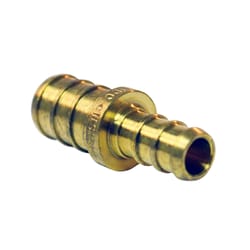 Apollo 1/2 in. Barb in to X 3/8 in. D Barb Brass Reducing Coupling