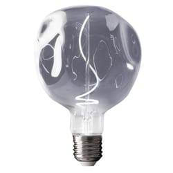 Feit Tear Drop E26 (Medium) Filament LED Bulb Smoke Daylight 60 Watt Equivalence 1 pk