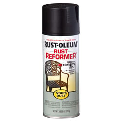 Rust-Oleum Stops Rust Indoor and Outdoor Flat Black Oil-Based Rust Reformer 10.25 oz