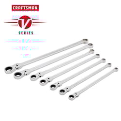 Craftsman V-Series SAE Extra Long Flex Head Box Wrench Set 7 pc