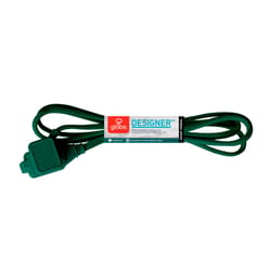 Globe Electric Indoor 9 ft. L Green Extension Cord 16/2 SPT