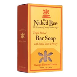 The Naked Bee Oatmeal and Honey Orange Blossom Honey Scent Triple Milled Soap 5 oz