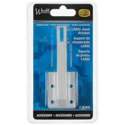 Wright White Plastic Bracket 1 pk