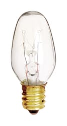 Satco 4 W C7 Nightlight Incandescent Bulb E12 (Candelabra) Soft White 4 pk