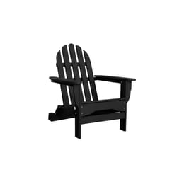 Durogreen Tangent Classic Black HDPE Frame Adirondack Foldable Chair