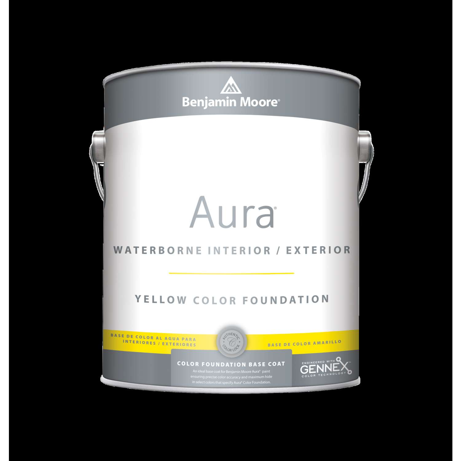Benjamin Moore Aura Eggshell Yellow Tint Base Paint Exterior and