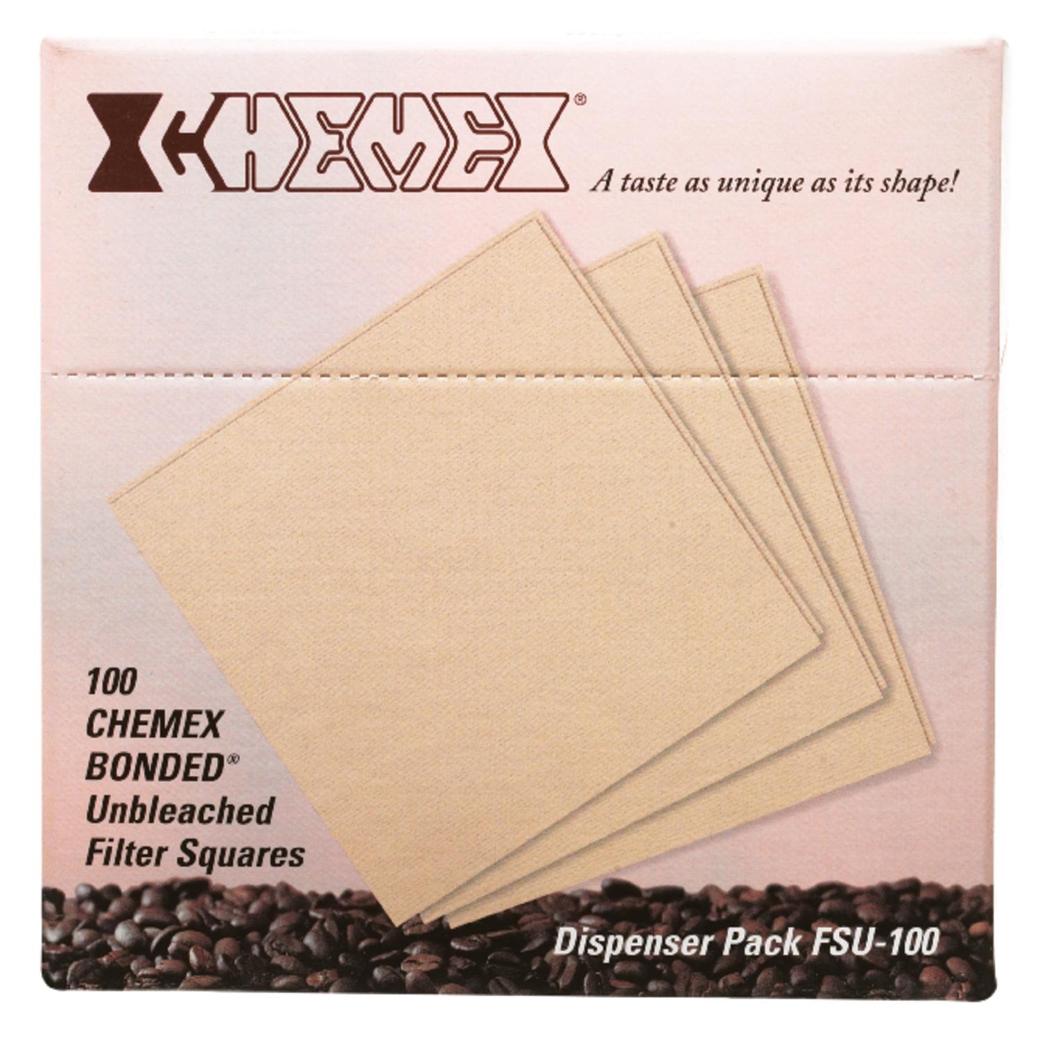 UPC 028068001104 product image for Chemex 10 cups Square Coffee Filter 100 count | upcitemdb.com