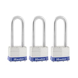 Heavy Duty Keyed Alike Set Security Padlock and Key (6 Pack)