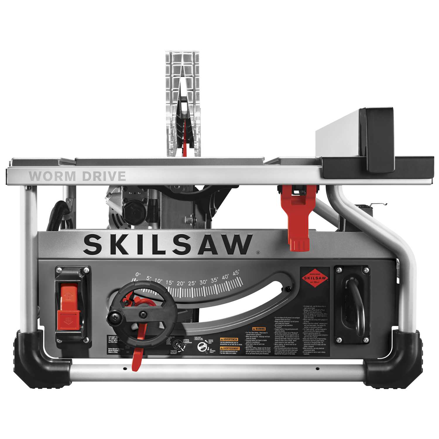 SKILSAW 10 in. Corded Worm Drive Table Saw 15 amps 120 volt 5 hp 5300 rpm