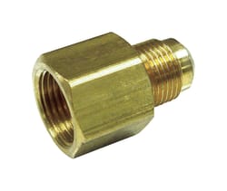 JMF Company 3/8 in. Female Flare X 1/2 in. D Male Flare Brass Reducing Adapter