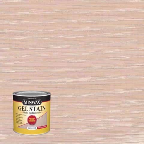 Minwax Gel Stain Semi-Transparent Simply White Oil-Based Gel Stain 0.5 pt -  Ace Hardware