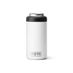 YETI Rambler 16 oz White BPA Free Colster Tall Can Insulator