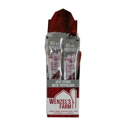 Wenzel's Farm Beef and Pepperjack Beef Stick 2 oz Pouch