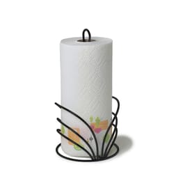 Spectrum Flower Steel Paper Towel Holder 12.8 in. H X 6.5 in. W X 6.5 in. L