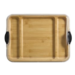 Farberware 16 in. L X 12 in. W X 3 in. Bamboo Charcuterie Board