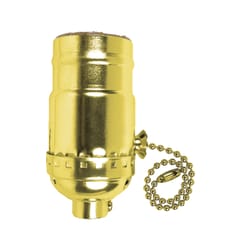 Jandorf Metal Medium Base Pull Chain Socket 1 pk