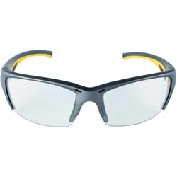 3M Anti-Fog Modern/Sleek Impact-Resistant Safety Glasses Clear Lens Gray/Yellow Frame 1 pc