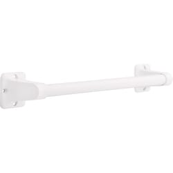 Delta  Grab Bar  White  Stainless Steel  17.63 in. L