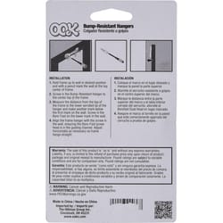 HILLMAN OOK Silver Picture Hanger 15 lb 3 pc