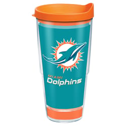 Tervis NFL 24 oz Multicolored BPA Free Miami Dolphins Tumbler with Lid