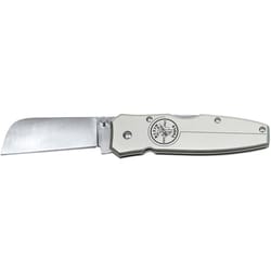 Klein Tools 6.1 in. Lockback Knife Silver 1 pk